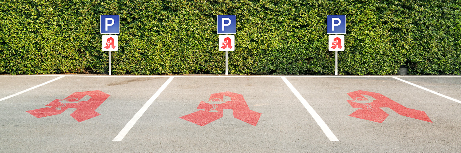 Kostenlose Parkplätze in Walldorf